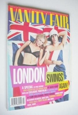 Vanity Fair magazine - Patsy Kensit and Liam Gallagher cover (March 1997)