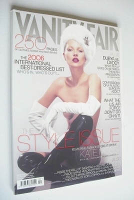 Vanity Fair magazine - Kate Moss cover (September 2006)