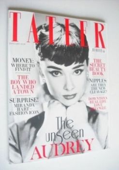 Tatler magazine - January 2013 - Audrey Hepburn cover