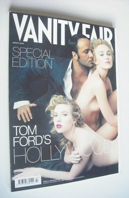 Vanity Fair magazine - Tom Ford, Keira Knightley and Scarlett Johansson cover (March 2006)