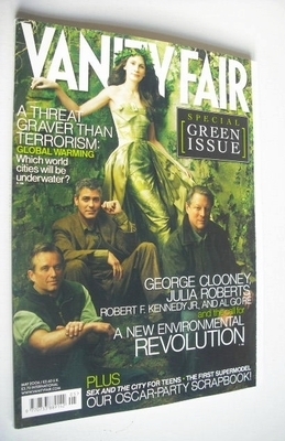 Vanity Fair magazine - George Clooney, Julia Roberts, Robert F. Kennedy Jr and Al Gore cover (May 2006)