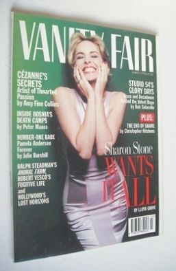Vanity Fair magazine - Sharon Stone cover (March 1996)
