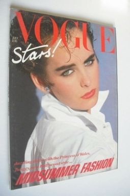 British Vogue magazine - July 1983 (Vintage Issue)