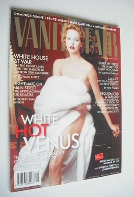 Vanity Fair magazine - Charlize Theron cover (January 1999)