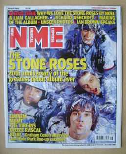 NME magazine - The Stone Roses cover (18 April 2009)