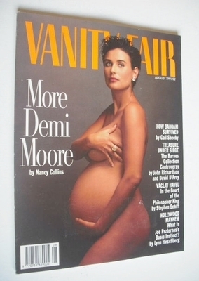 Vanity Fair magazine - Demi Moore cover (August 1991)