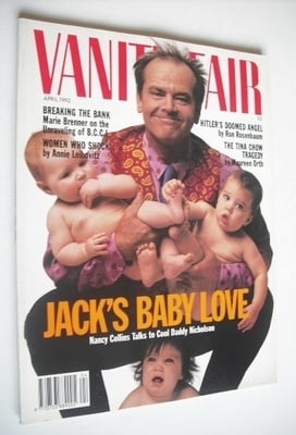 Vanity Fair magazine - Jack Nicholson cover (April 1992)