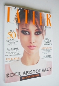 Tatler magazine - March 2013 - Leah Weller cover