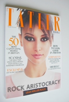 <!--2013-03-->Tatler magazine - March 2013 - Leah Weller cover