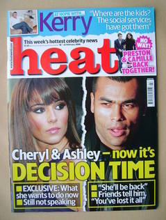 <!--2008-02-16-->Heat magazine - Cheryl Cole / Ashley Cole cover (16-22 Feb