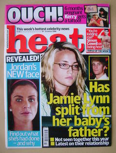 <!--2008-01-19-->Heat magazine - Jamie Lynn Spears cover (19-25 January 200