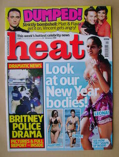 <!--2008-01-12-->Heat magazine - Look at our New Year bodies! cover (12-18 