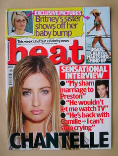 <!--2008-02-23-->Heat magazine - Chantelle Houghton cover (23-29 February 2