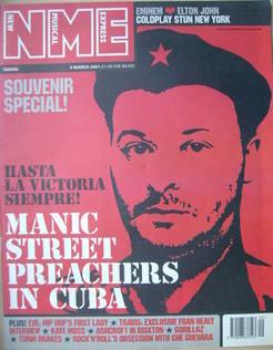 <!--2001-03-03-->NME magazine - James Dean Bradfield cover (3 March 2001)