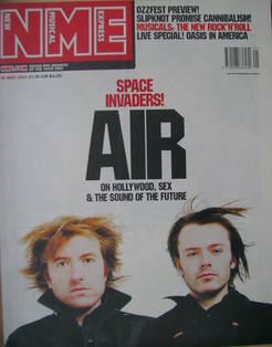 NME magazine - Air cover (26 May 2001)