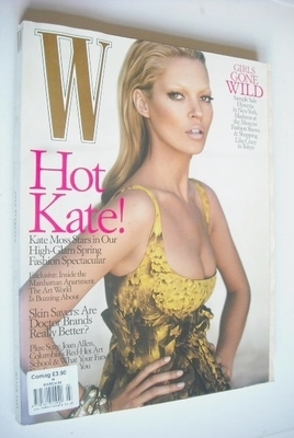 W magazine - March 2005 - Kate Moss cover