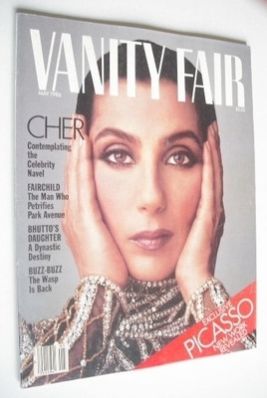 US Vanity Fair magazine - Cher cover (May 1986)