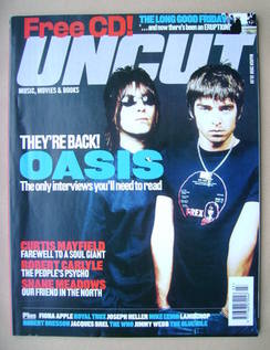 <!--2000-03-->Uncut magazine - Liam Gallagher and Noel Gallagher cover (Mar