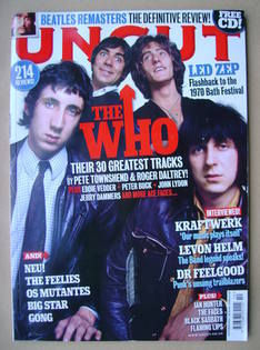 Uncut magazine - The Who cover (October 2009)