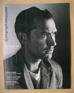 <!--2013-03-02-->Telegraph magazine - Jude Law cover (2 March 2013)