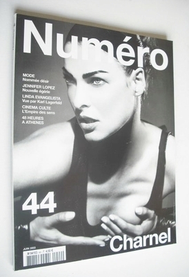 <!--2003-06-->Numero magazine - June 2003 - Linda Evangelista cover