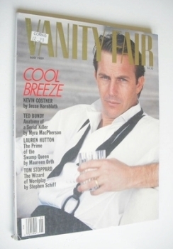 US Vanity Fair magazine - Kevin Costner cover (May 1989)