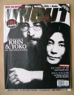 Uncut magazine - John Lennon and Yoko Ono cover (September 2003)
