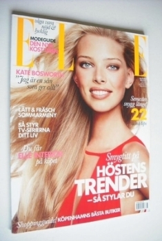 Elle Sweden magazine - August 2011 - Tanya Dyagileva cover