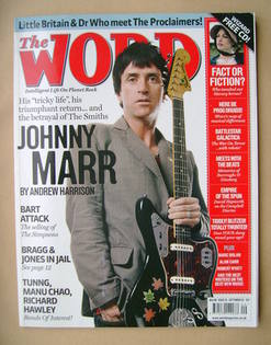 <!--2007-09-->The Word magazine - Johnny Marr cover (September 2007)