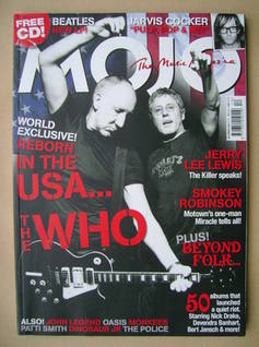 MOJO magazine - Pete Townshend and Roger Daltrey cover (December 2006 - Issue 157)