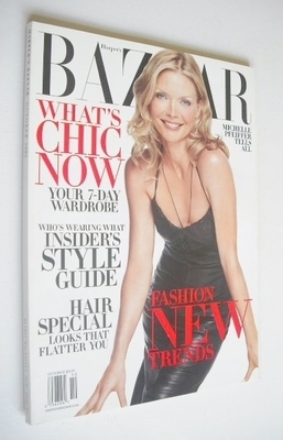 Harper's Bazaar magazine - October 2002 - Michelle Pfeiffer cover