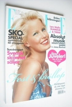 Elle Sweden magazine - May 2005 - Caroline Winberg cover