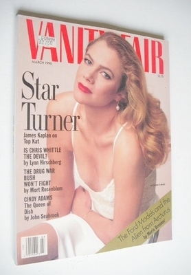 US Vanity Fair magazine - Kathleen Turner cover (March 1990)