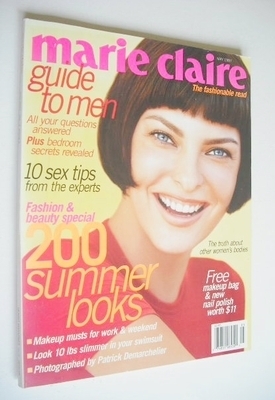 <!--1997-05-->US Marie Claire magazine - May 1997 - Linda Evangelista cover