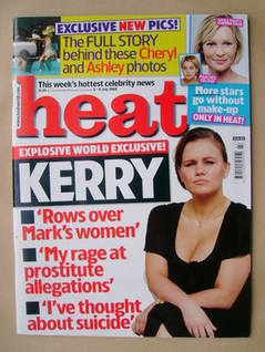 <!--2008-07-05-->Heat magazine - Kerry Katona cover (5-11 July 2008 - Issue