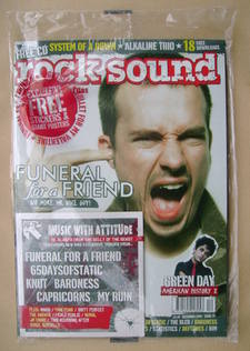 Rock Sound magazine - Funeral For A Friend cover (December 2005)
