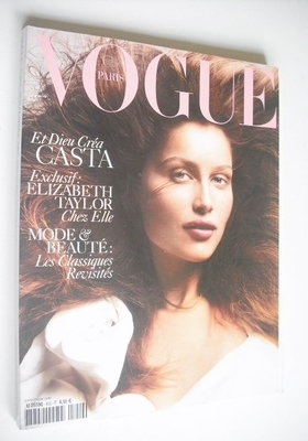 French Paris Vogue magazine - September 2004 - Laetitia Casta cover