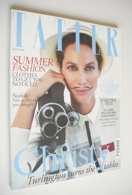 Tatler magazine - May 2012 - Christy Turlington cover