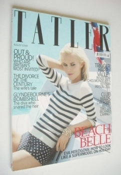 Tatler magazine - August 2009 - Eva Herzigova cover