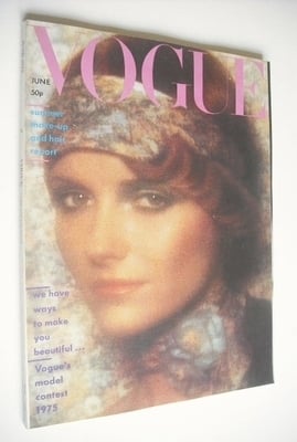<!--1975-06-->British Vogue magazine - June 1975 - Cheryl Tiegs cover
