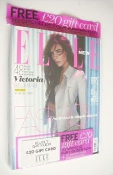British Elle magazine - March 2013 - Victoria Beckham cover