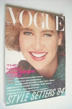 British Vogue magazine - January 1984 (Vintage Issue)