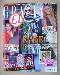<!--2012-11-12-->Grazia magazine - Kate Moss cover (12 November 2012)