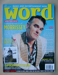 <!--2003-06-->The Word magazine - Morrissey cover (June 2003 - Issue 4)