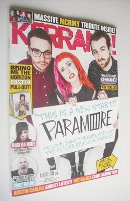 Kerrang magazine - Paramore cover (13 April 2013 - Issue 1461)