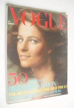 British Vogue magazine - 15 September 1970 - Charlotte Rampling cover