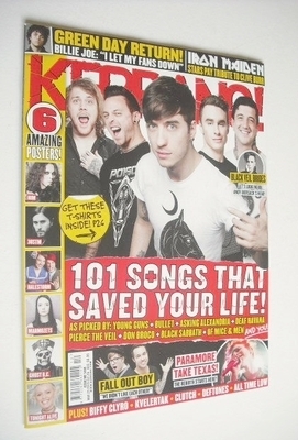 Kerrang magazine - 101 Songs That Saved Your Life cover (23 March 2013 - Issue 1458)