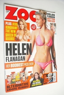 <!--2013-03-01-->Zoo magazine - Helen Flanagan cover (1-7 March 2013)
