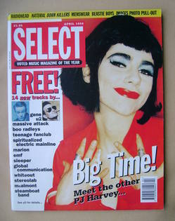 SELECT magazine - PJ Harvey cover (April 1995)
