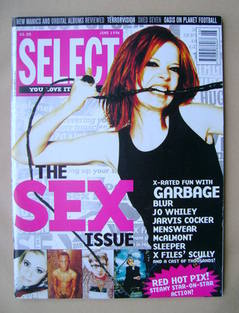 SELECT magazine - Shirley Manson cover (June 1996)